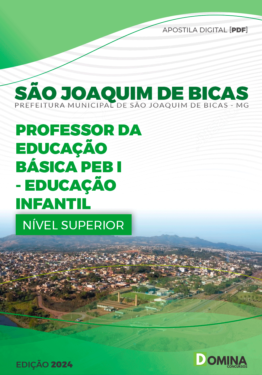 Apostila Pref São Joaquim de Bicas MG 2024 Professor Educação Infantil