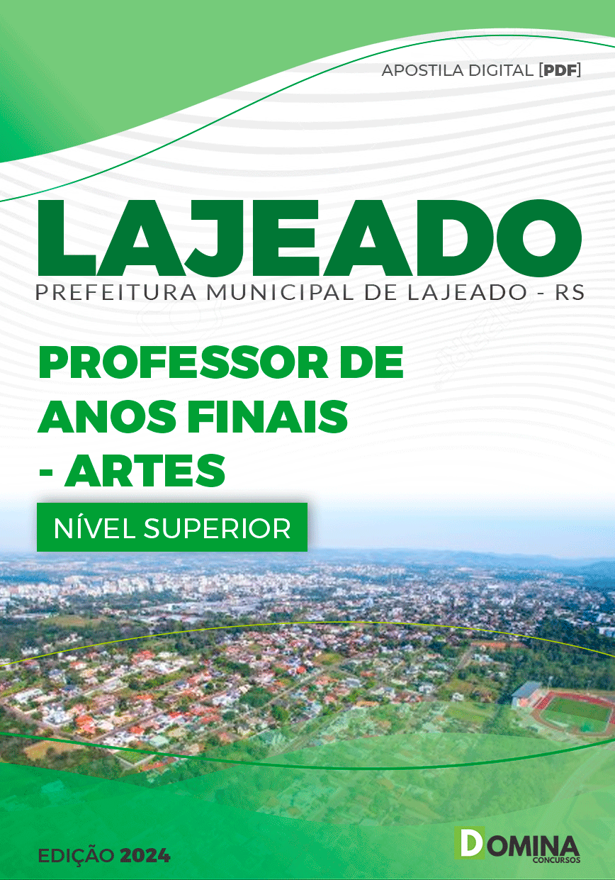 Apostila Pref Lajeado RS 2024 Professor Artes