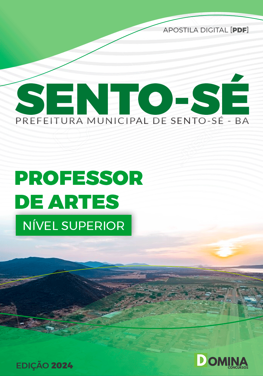Apostila Pref Sento-Sé BA 2024 Professor de Artes