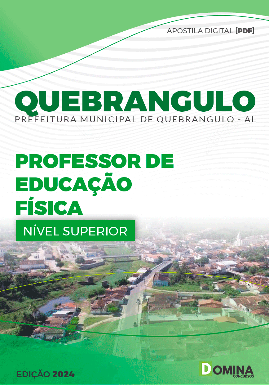 Apostila Pref Quebrangulo AL 2024 Professor de Educação Física