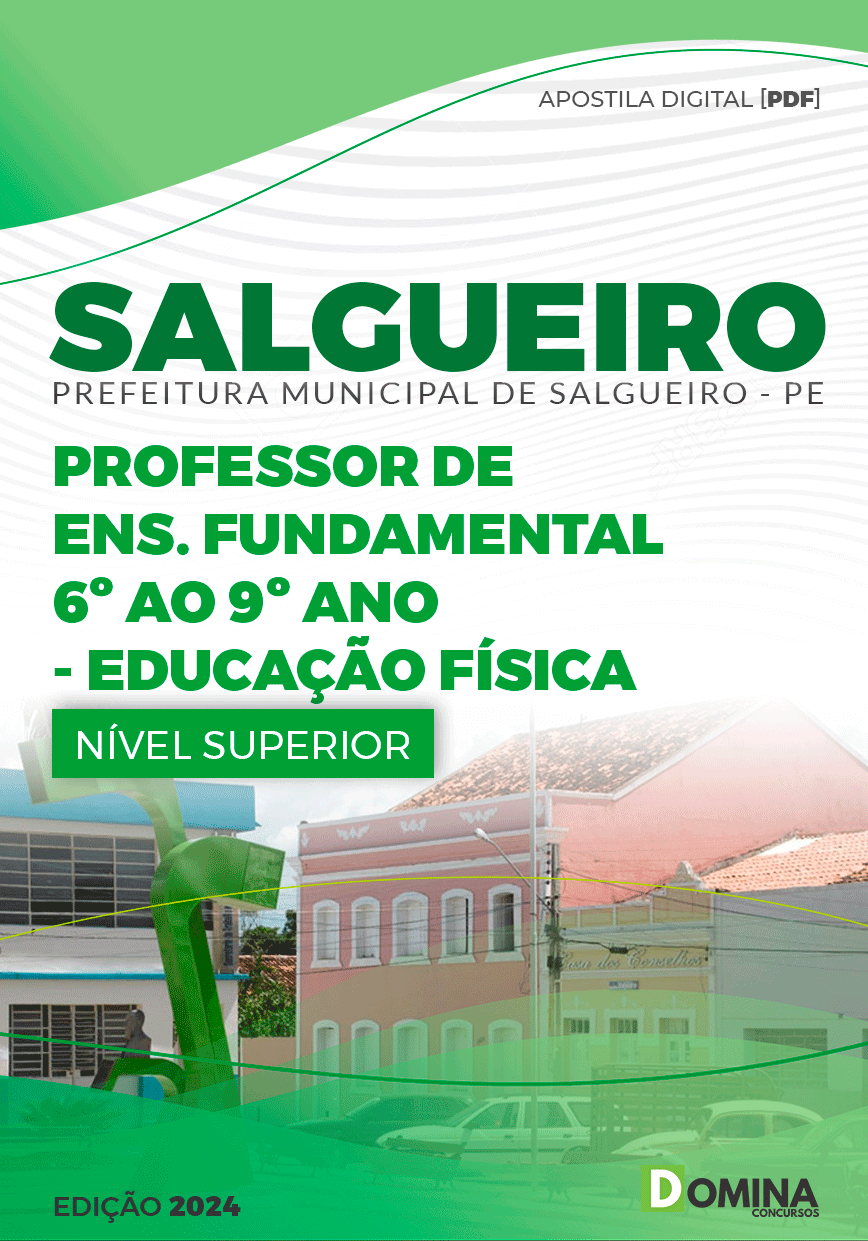 Apostila Prefeitura Salgueiro PE 2024 Professor Educação Física
