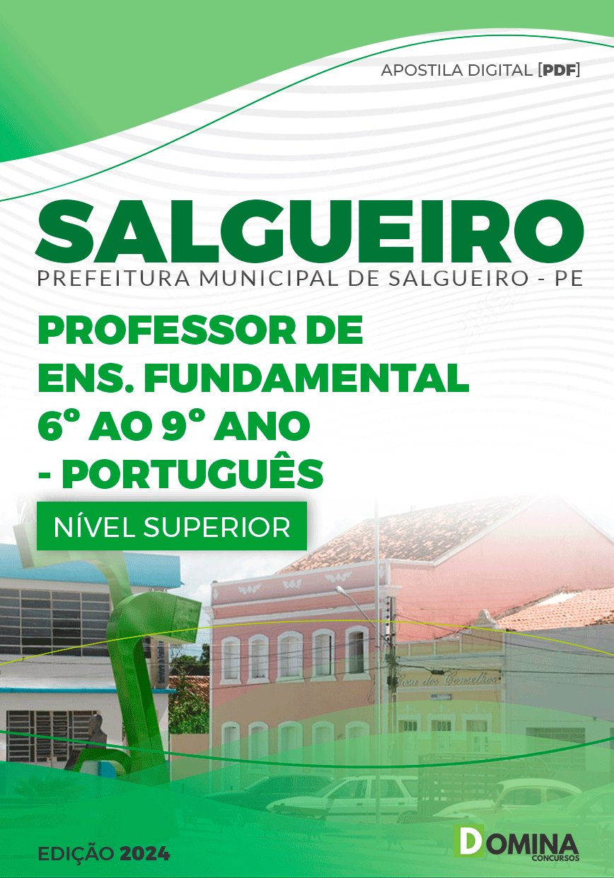 Apostila Prefeitura Salgueiro PE 2024 Professor de Português