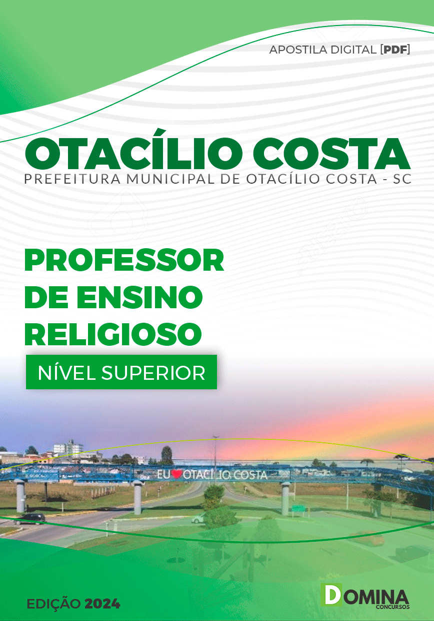 Apostila Pref Otacílio Costa SC 2024 Professor Ensino Religioso
