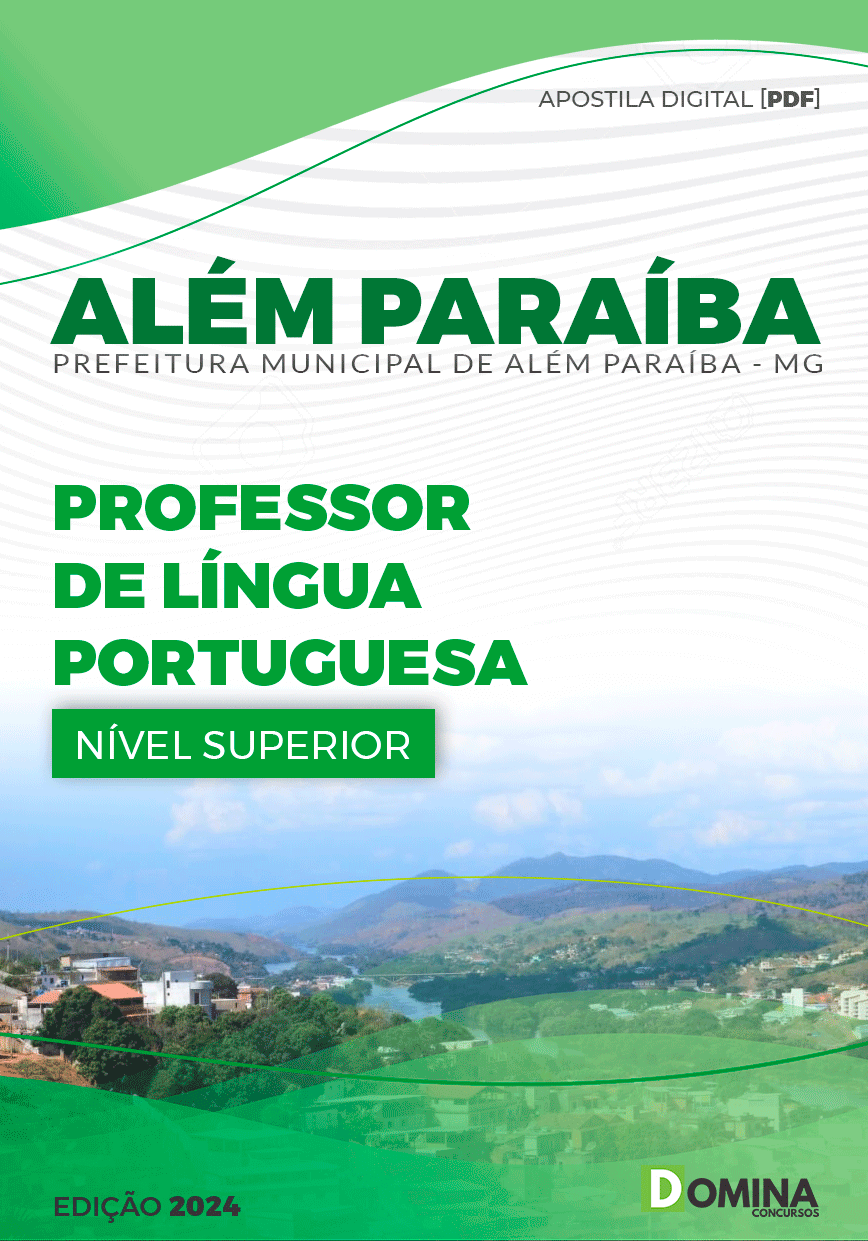 Apostila Prefeitura Além Paraíba MG 2024 Prof Língua Portuguesa