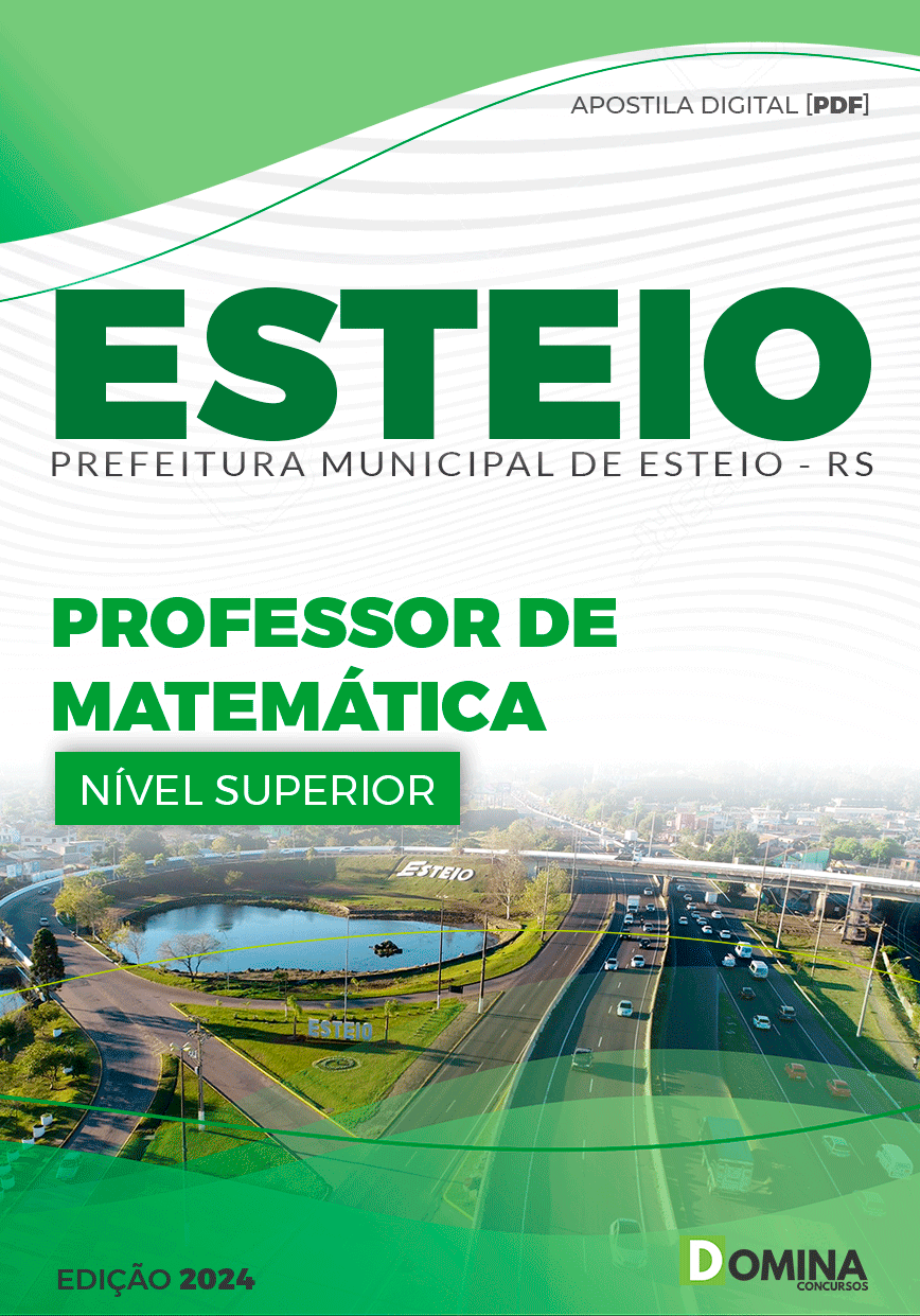 Apostila Pref Esteio RS 2024 Professor de Matemática