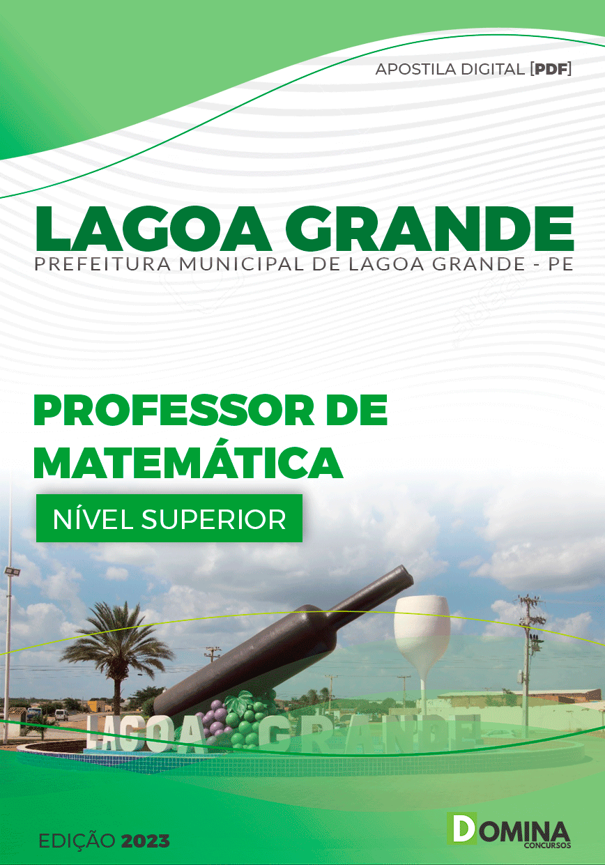Apostila Pref Lagoa Grande PE 2024 Professor Matemática