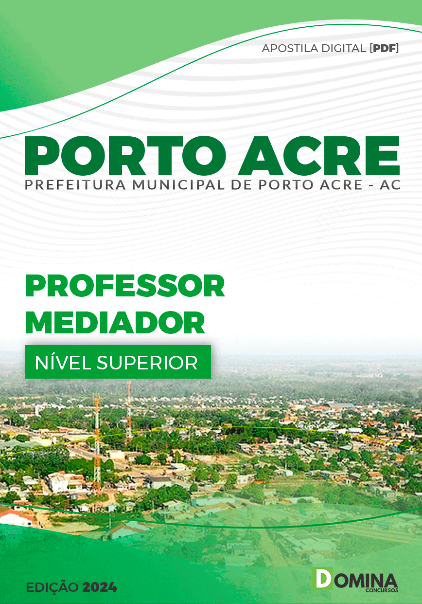 Apostila Prefeitura Porto Acre AC 2024 Professor Mediador