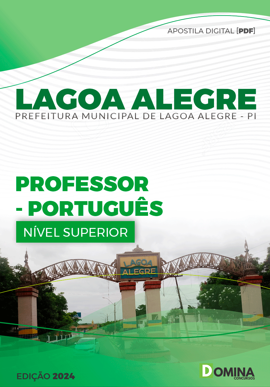 Apostila Prefeitura Lagoa Alegre PI 2024 Professor de Português