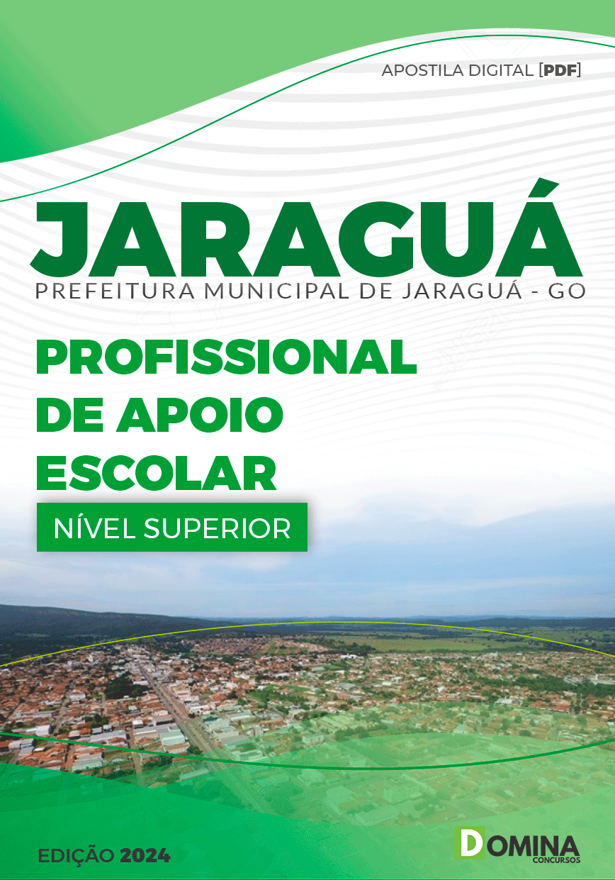 Apostila Pref Jaraguá GO 2024 Profissional Apoio Escolar