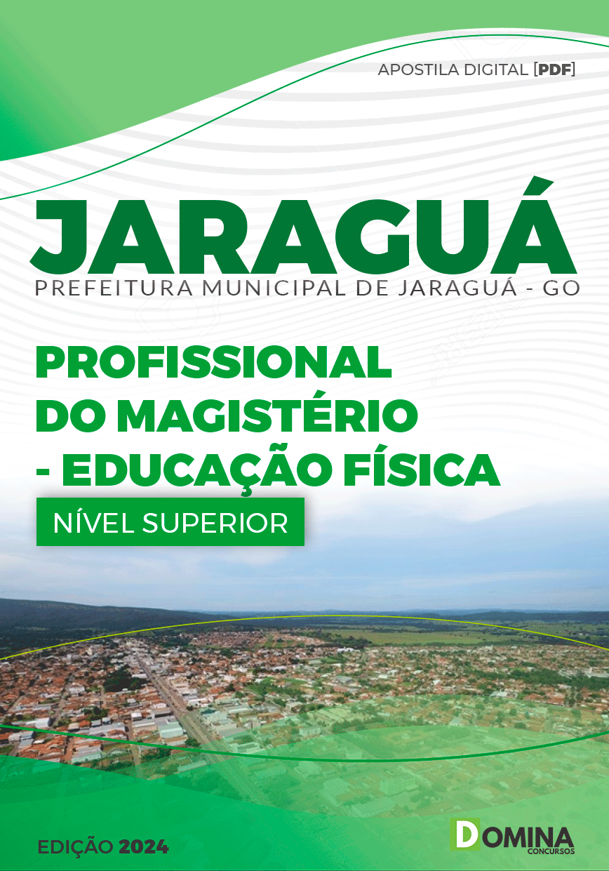 Apostila Pref Jaraguá GO 2024 Profissional Magistério Educação Física