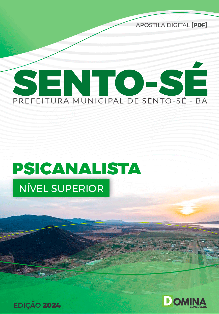 Apostila Pref Sento-Sé BA 2024 Psicanalista