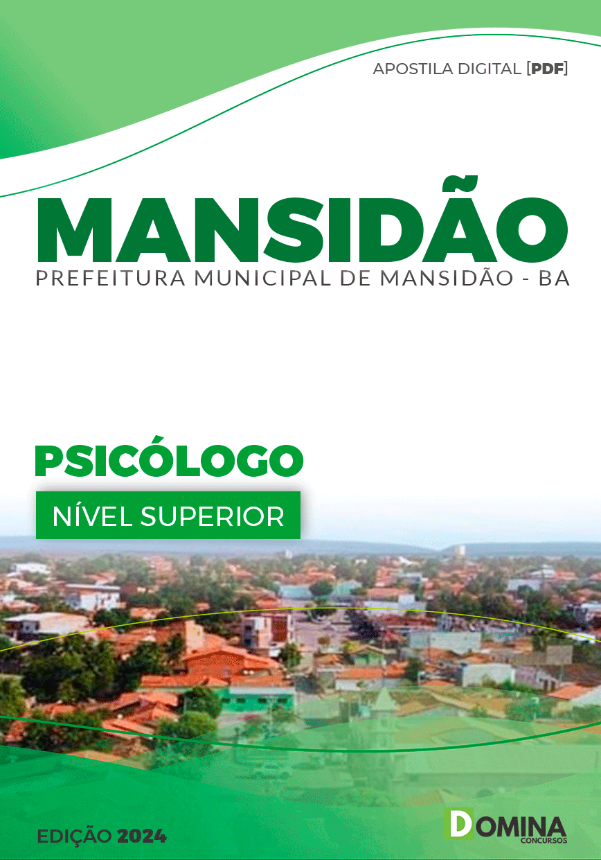 Apostila Pref Mansidão BA 2024 Psicólogo