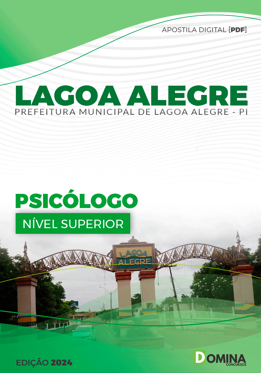 Apostila Prefeitura Lagoa Alegre PI 2024 Psicólogo