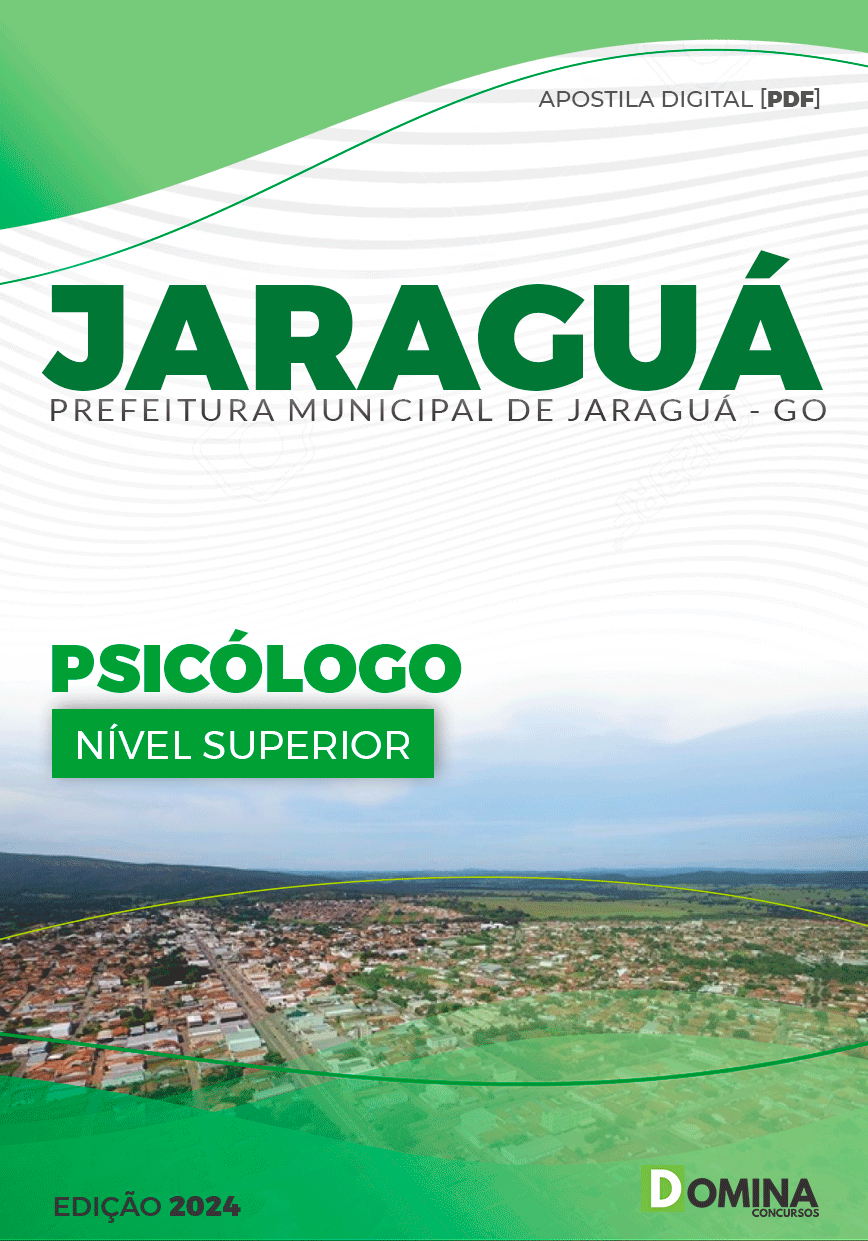 Apostila Pref Jaraguá GO 2024 Psicólogo