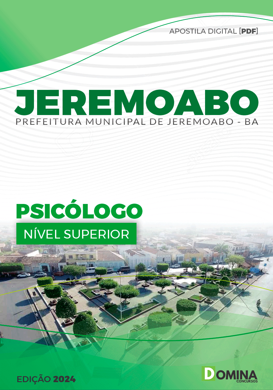 Apostila Pref Jeremoabo BA 2024 Psicólogo