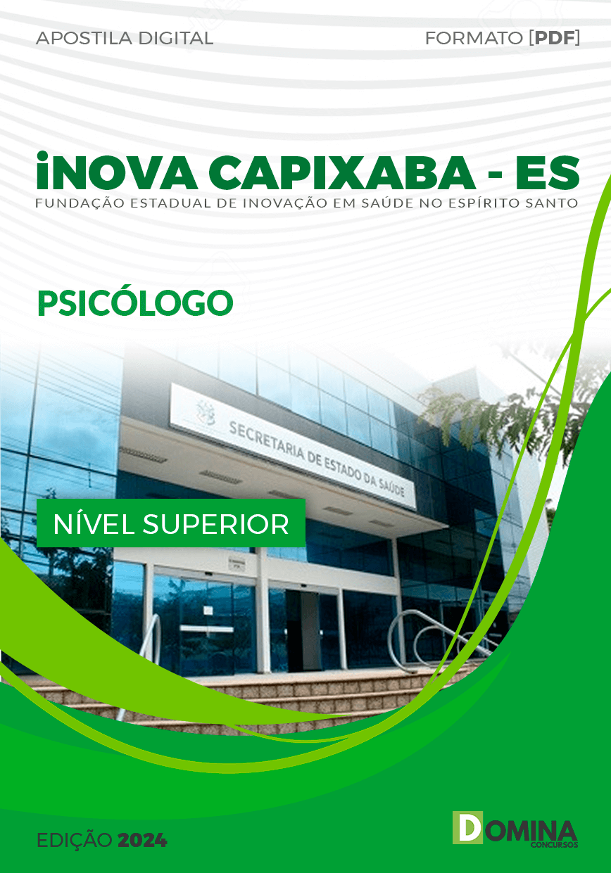 Apostila iNOVA Capixaba ES 2024 Psicólogo
