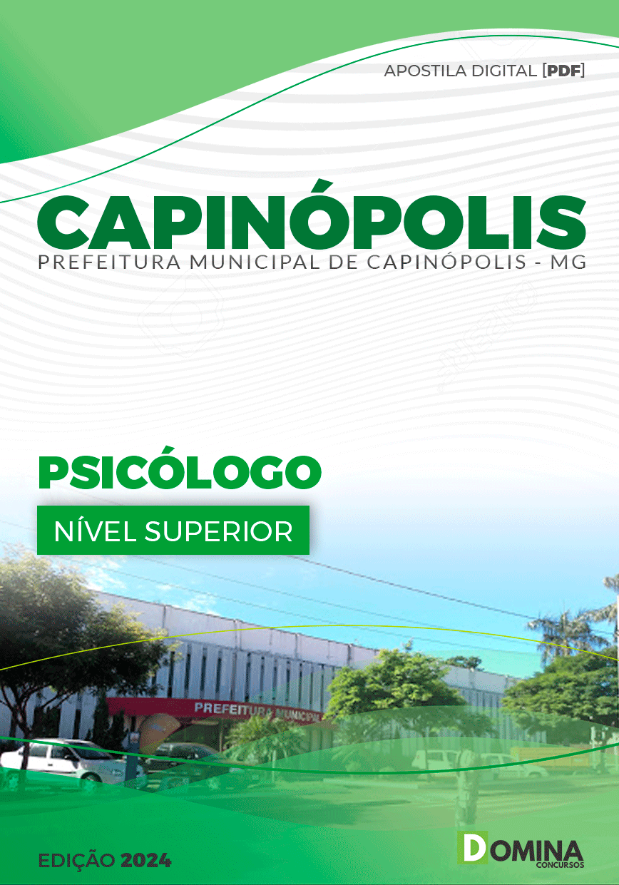 Apostila Prefeitura Capinópolis MG 2024 Psicólogo