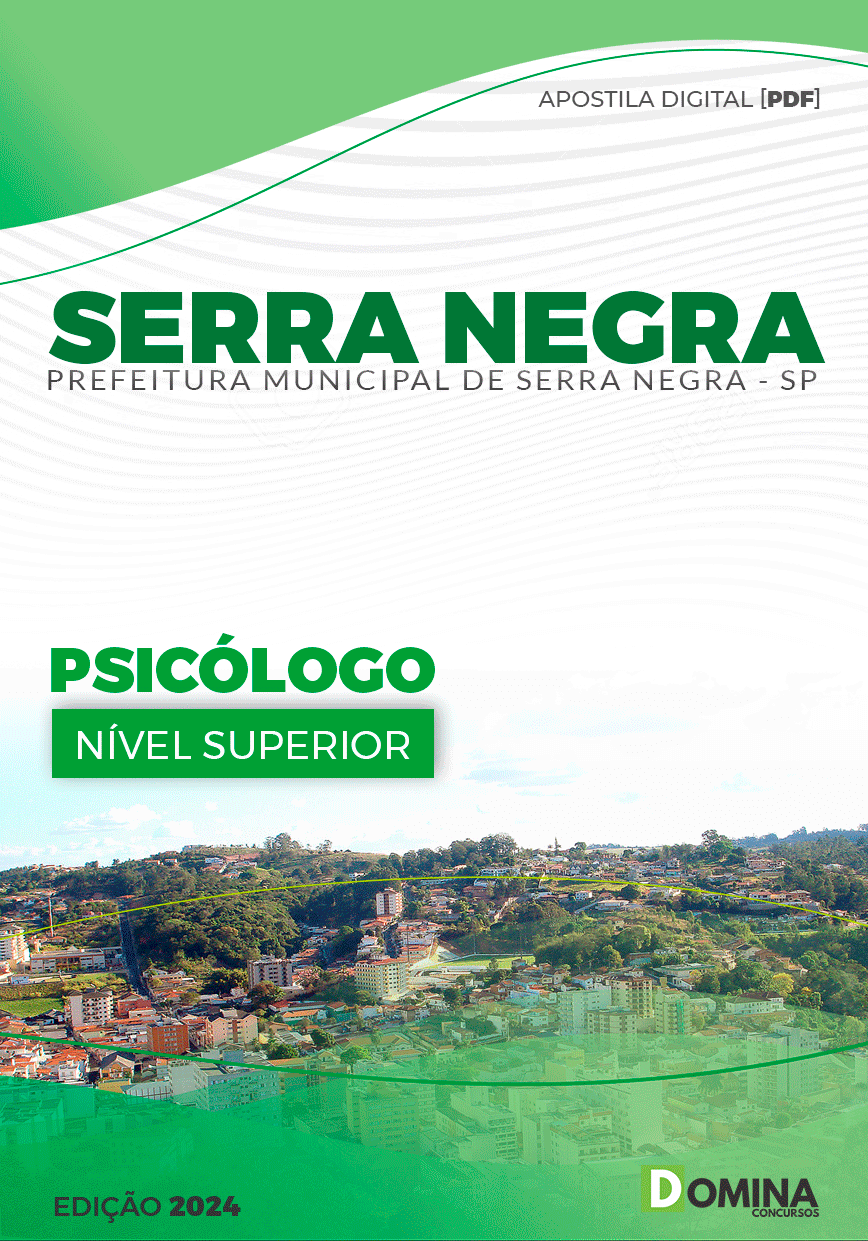 Apostila Pref Serra Negra SP 2024 Psicólogo