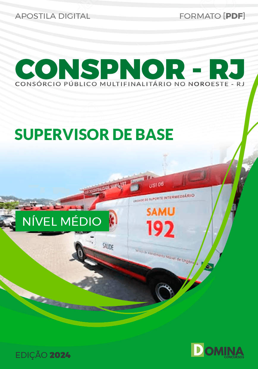 Apostila CONSPNOR RJ 2024 Supervisor Base