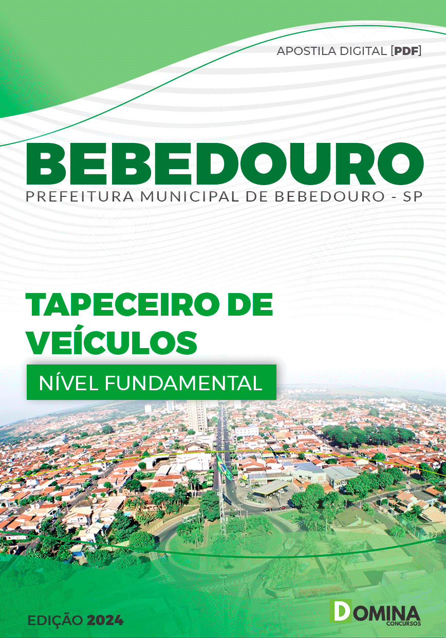Apostila Pref Bebedouro SP 2024 Tapeceiro Veículos