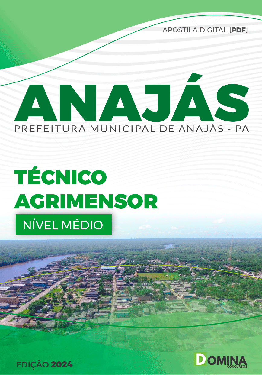 Apostila Pref Anajás PA 2024 Técnico Agrimensor