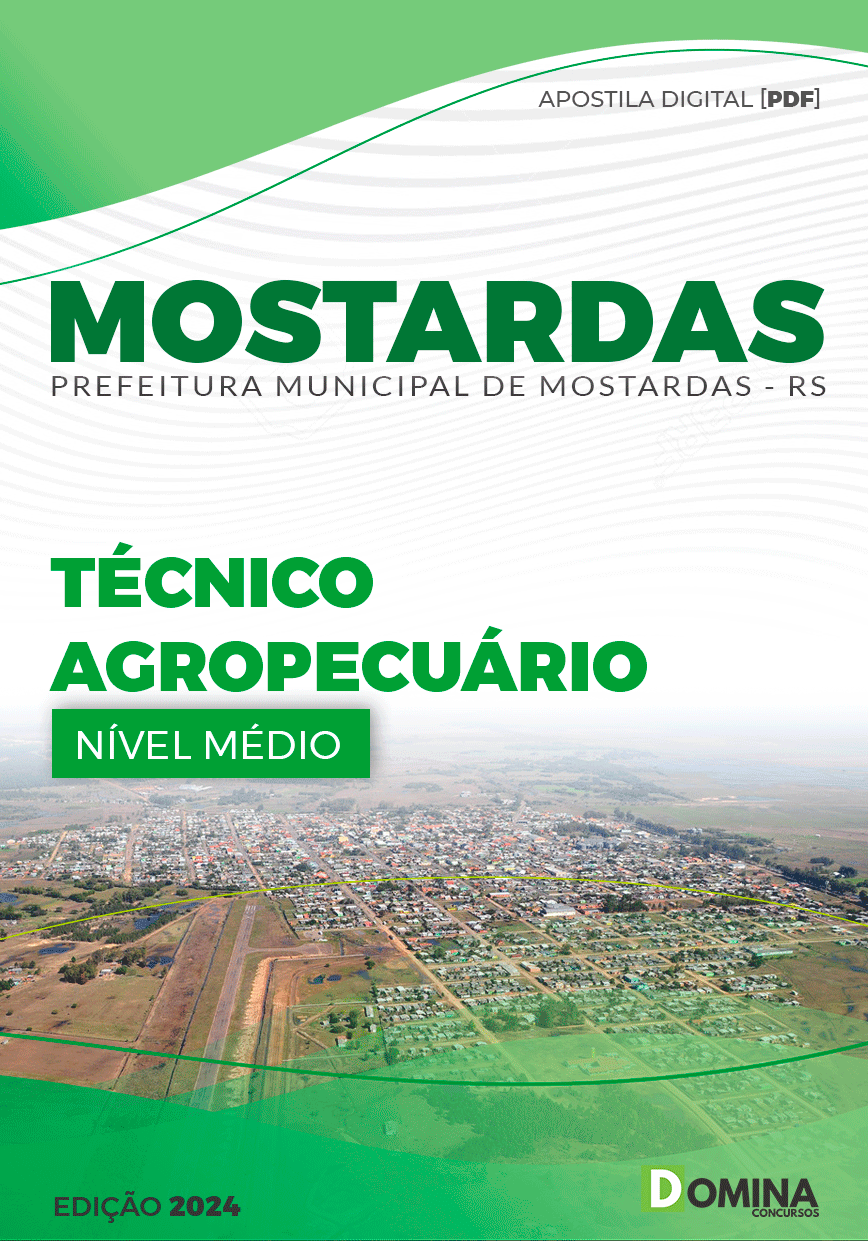 Apostila Prefeitura Mostardas RS 2024 Técnico Agropecuário