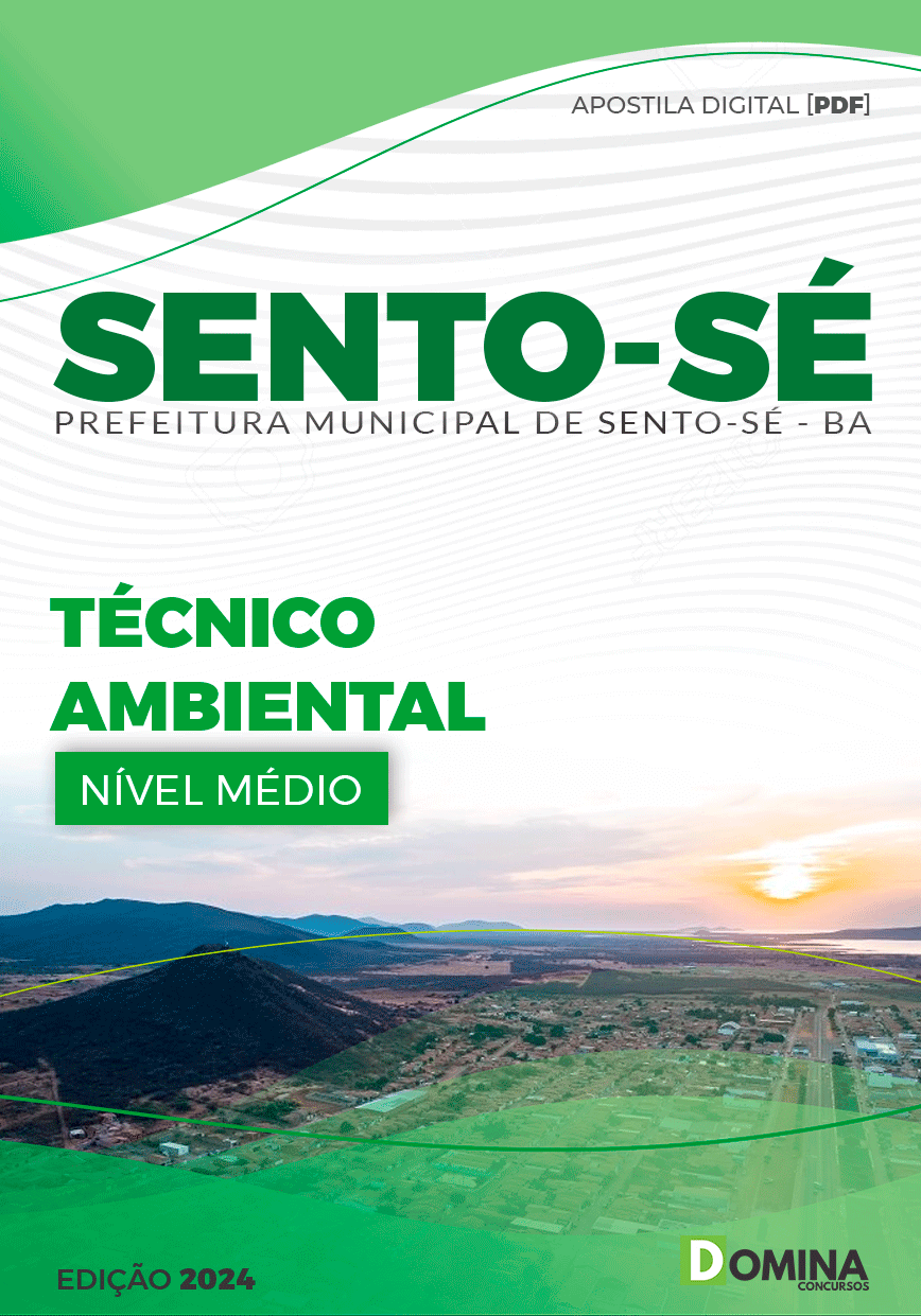 Apostila Pref Sento-Sé BA 2024 Técnico Ambiental