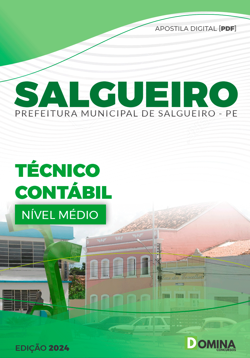Apostila Prefeitura Salgueiro PE 2024 Técnico Contábil