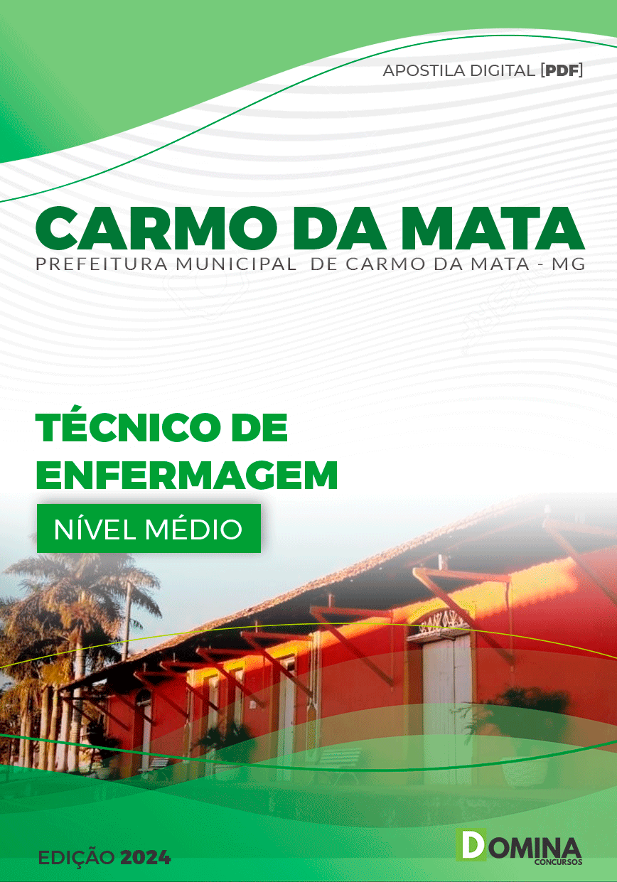 Apostila Prefeitura Carmo Mata MG 2024 Técnico de Enfermagem
