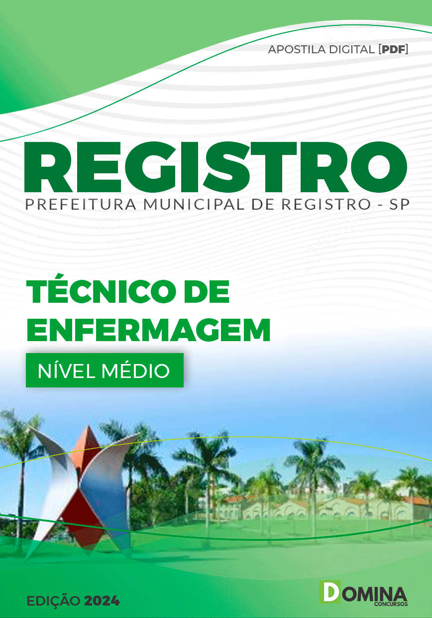 Apostila Prefeitura Registro SP 2024 Técnico Enfermagem