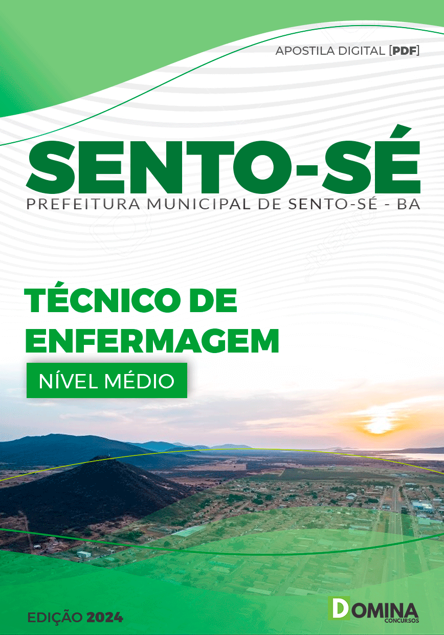 Apostila Pref Sento-Sé BA 2024 Técnico de Enfermagem