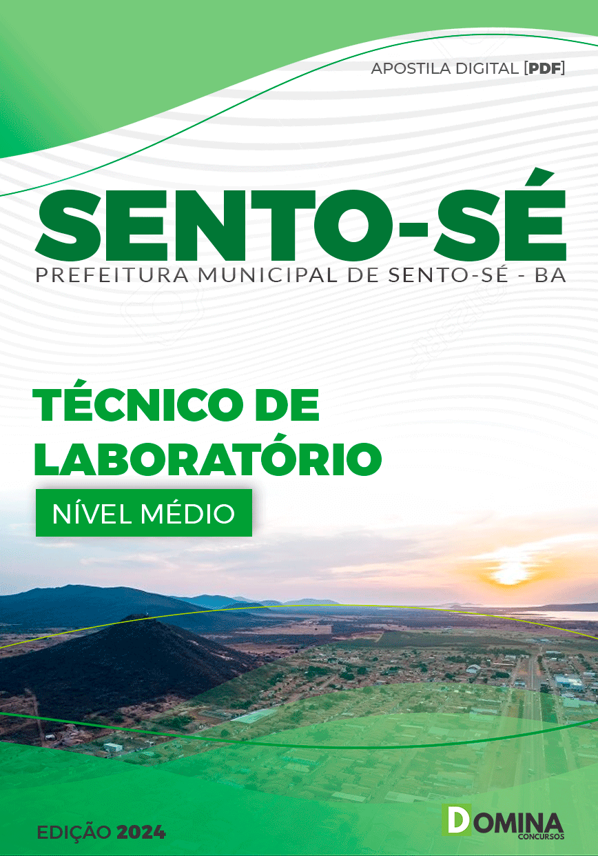 Apostila Pref Sento-Sé BA 2024 Técnico de Laboratório
