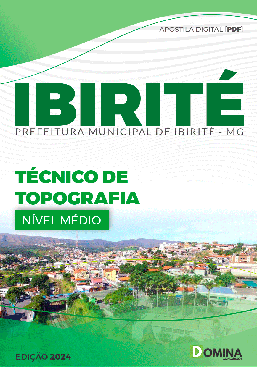 Apostila Pref Ibirité MG 2024 Técnico Topografia