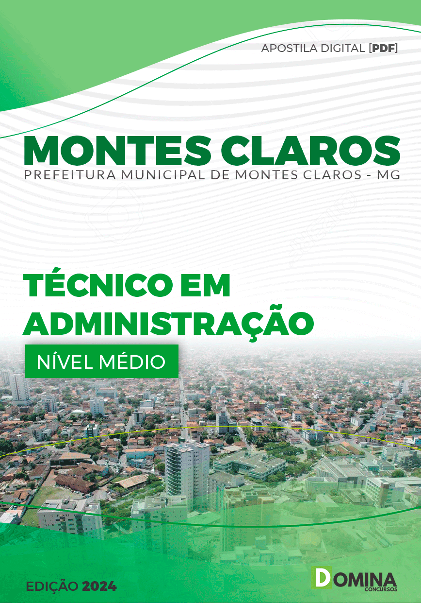 Apostila Pref Montes Claros MG 2024 Tec em Administração
