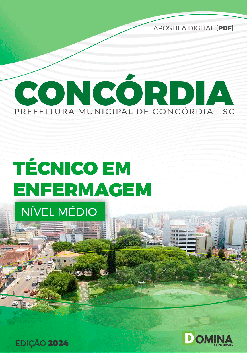 Apostila Prefeitura Concórdia SC 2024 Técnico em Enfermagem