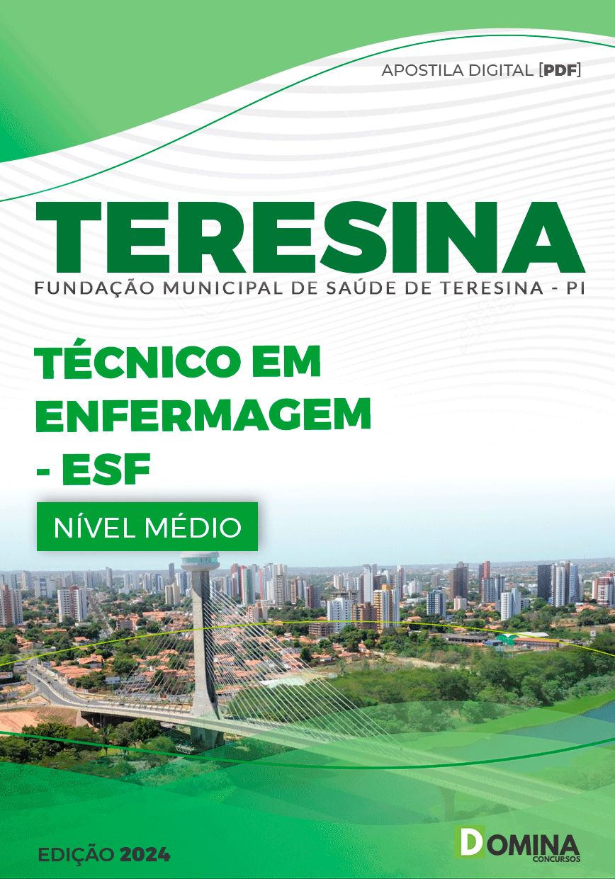 Apostila FMS Teresina PI 2024 Técnico Enfermagem ESF