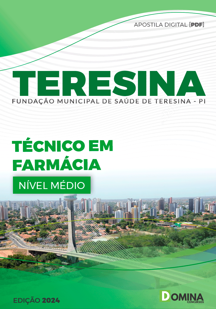 Apostila FMS Teresina PI 2024 Técnico Farmácia