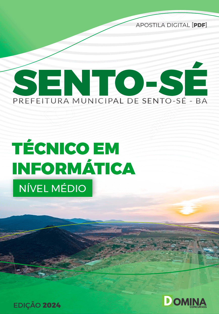 Apostila Pref Sento-Sé BA 2024 Técnico de Informática