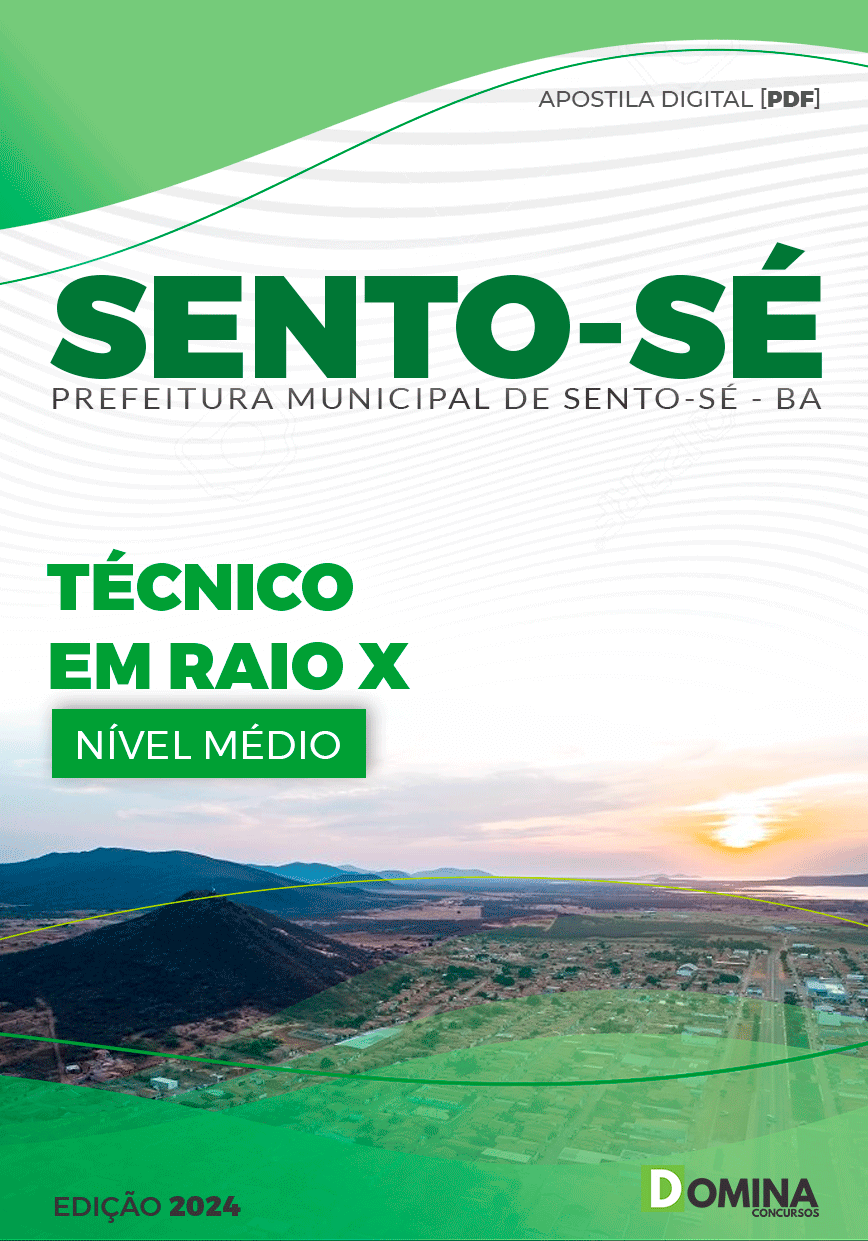 Apostila Pref Sento-Sé BA 2024 Técnico em Raio X