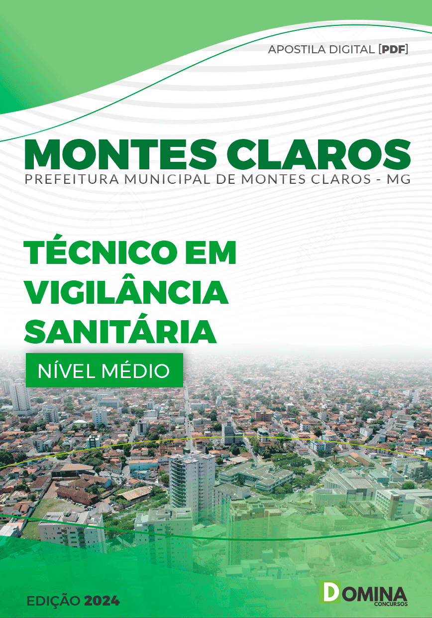 Apostila Pref Montes Claros MG 2024 Tec Vigilância Sanitária