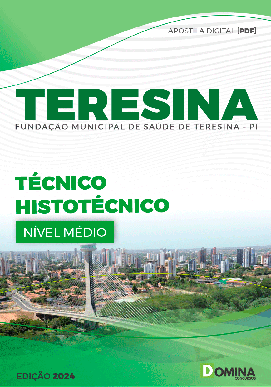 Apostila FMS Teresina PI 2024 Técnico Histotécnico