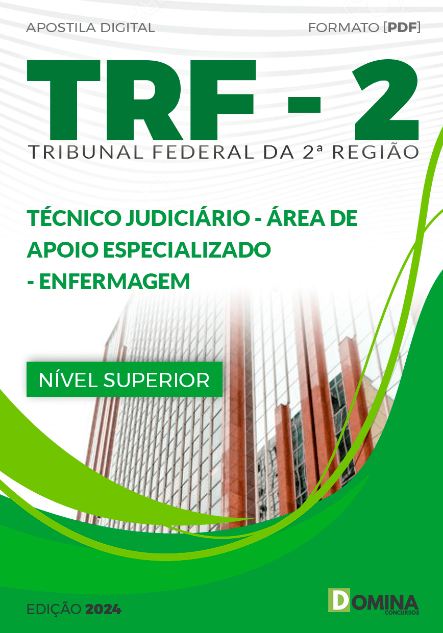 Apostila TRF 2 2024 Técnico Judiciário Enfermagem