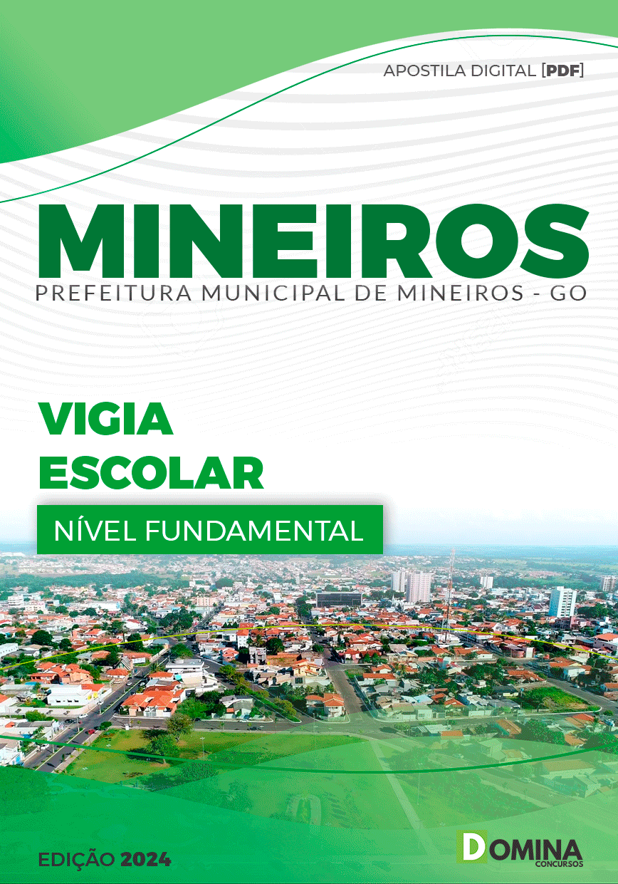 Apostila Prefeitura Mineiros GO 2024 Vigia Escolar