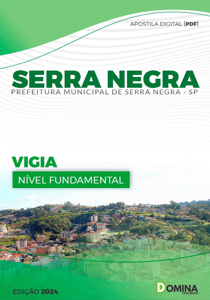 Apostila Pref Serra Negra SP 2024 Vigia