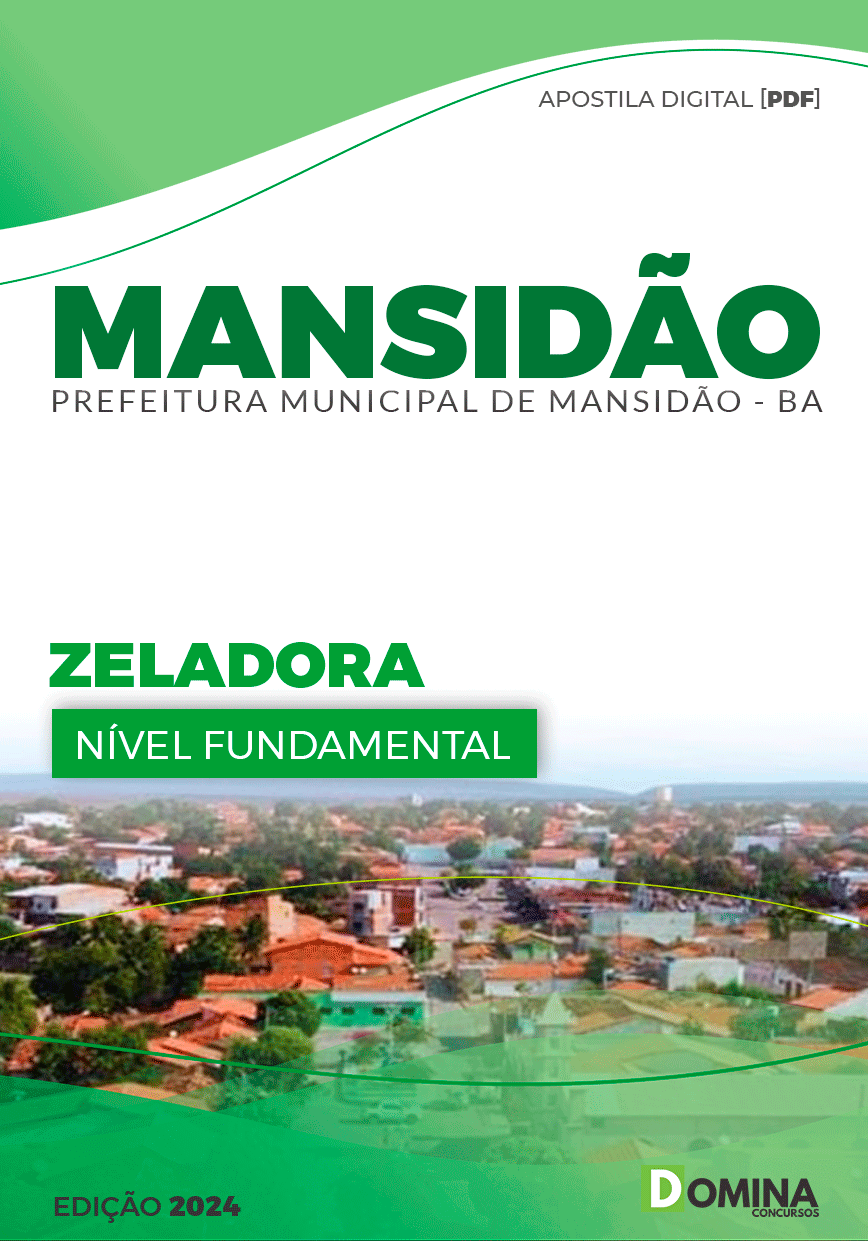 Apostila Pref Mansidão BA 2024 Zeladora