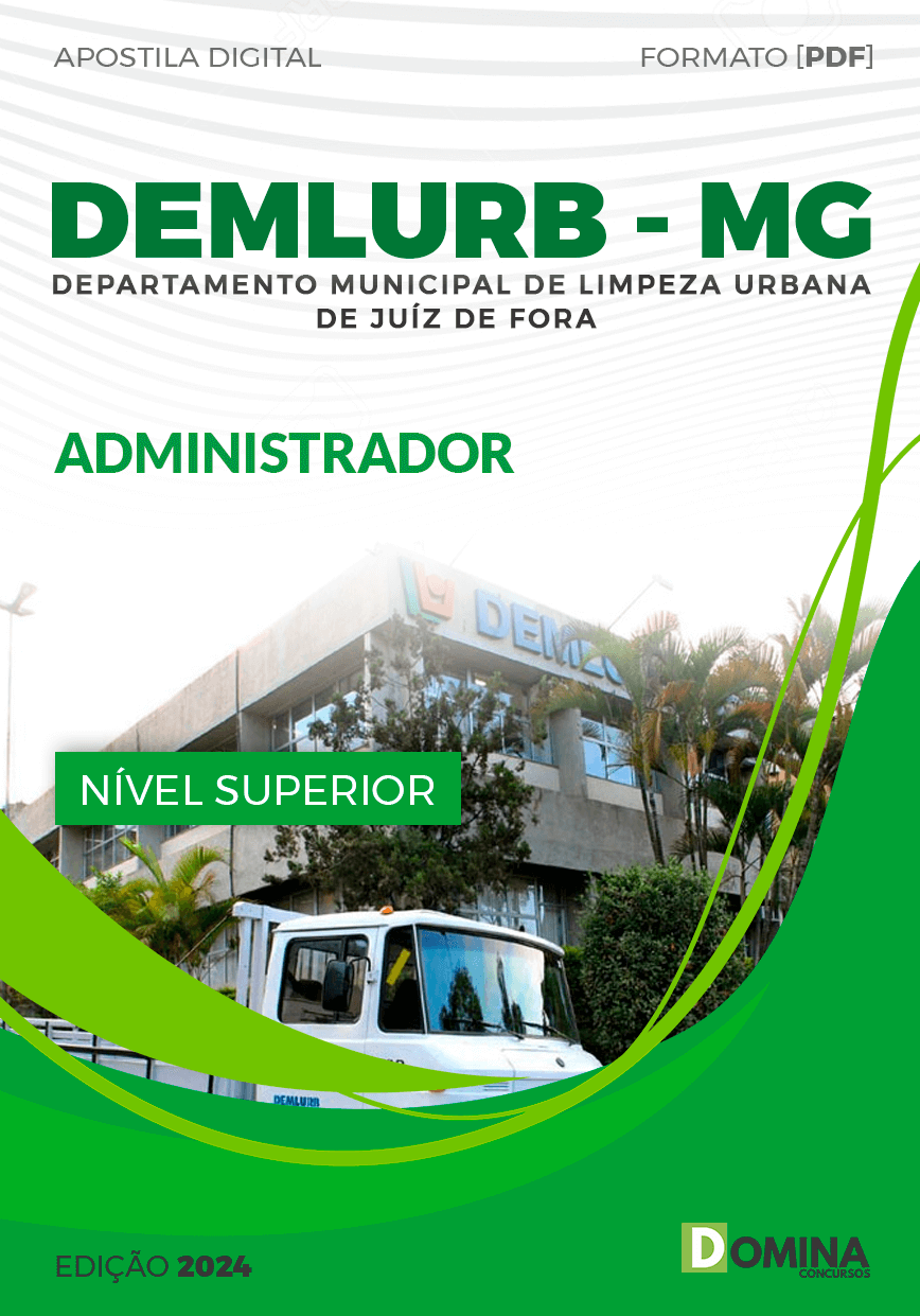 Apostila DEMLURB MG 2024 Técnico Nível Superior I Administrador