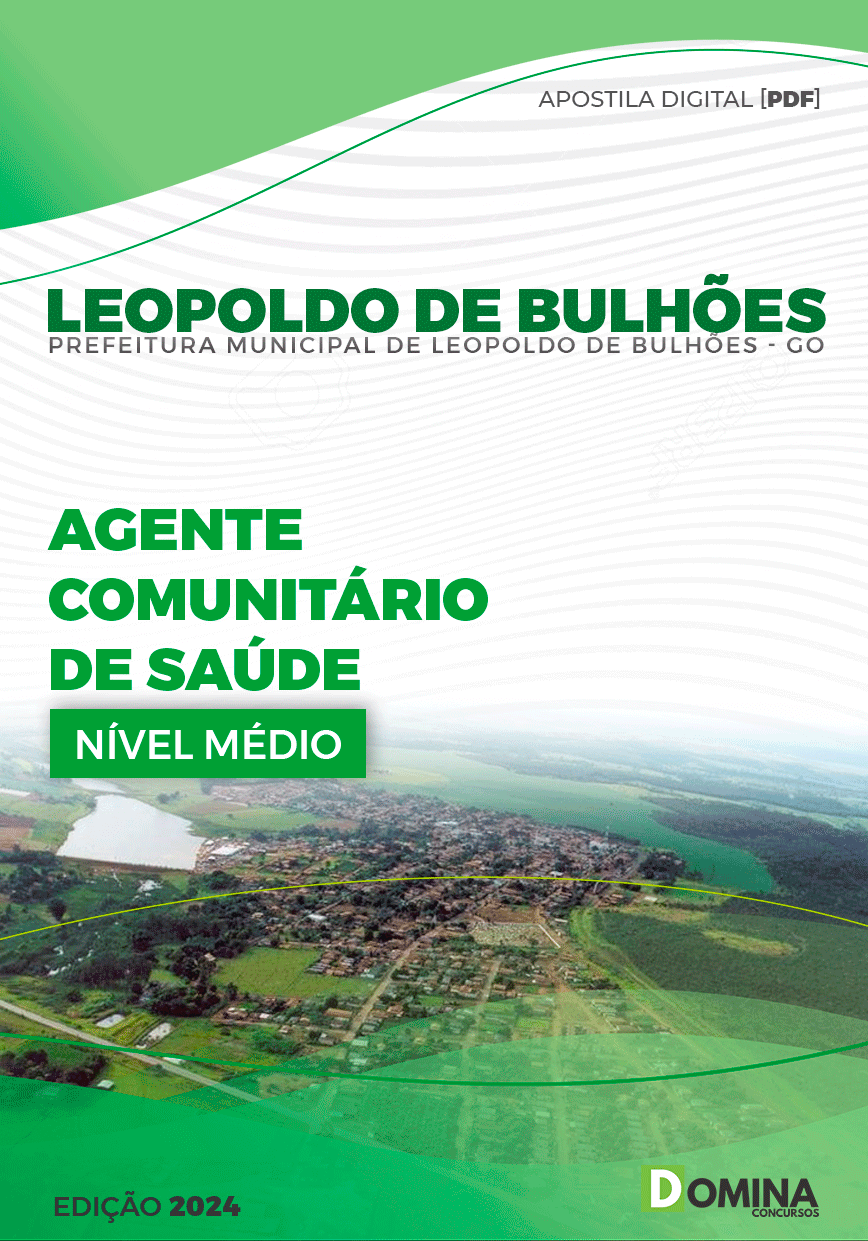 Apostila Prefeitura Leopoldo Bulhões GO 2024 Ag Comunit Saúde