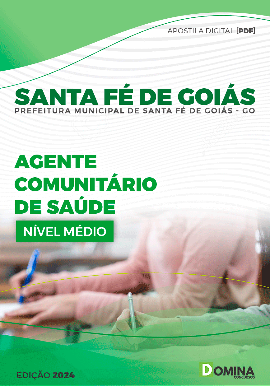 Apostila Prefeitura Santa Fé Goiás GO 2024 Ag Comunitário Saúde