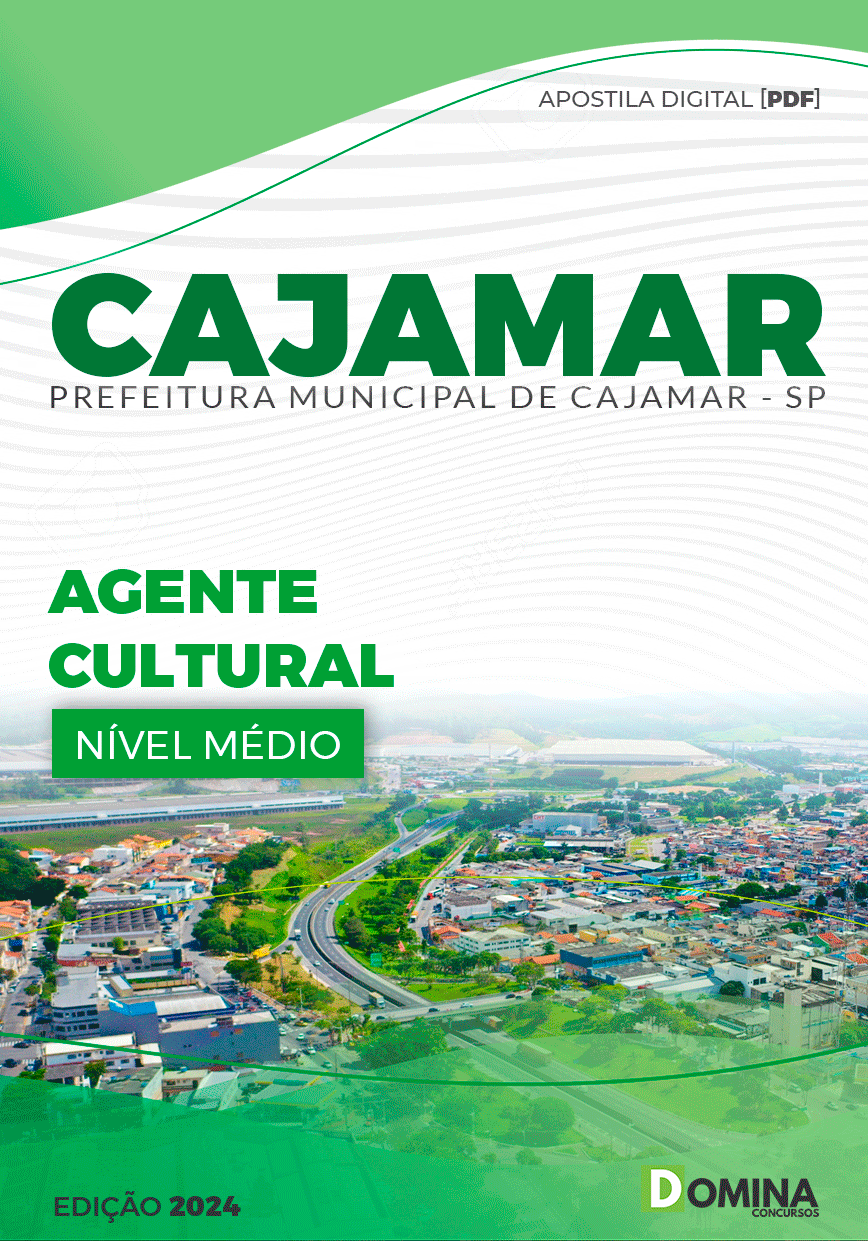 Apostila Prefeitura Cajamar SP 2024 Agente Cultural