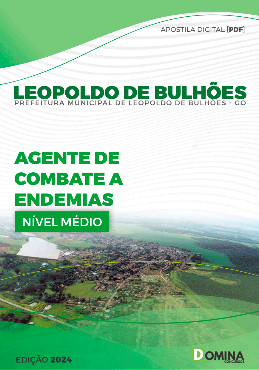 Apostila Prefeitura Leopoldo Bulhões GO 2024 Ag Comb Endemias